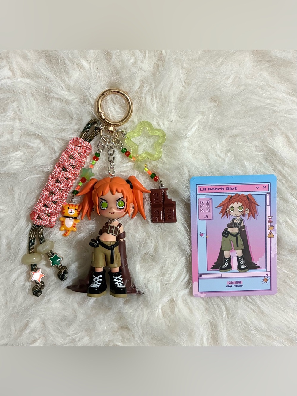 Lil Peach Riot x Loading! - Gigi Thief Handmade Bag Charm
